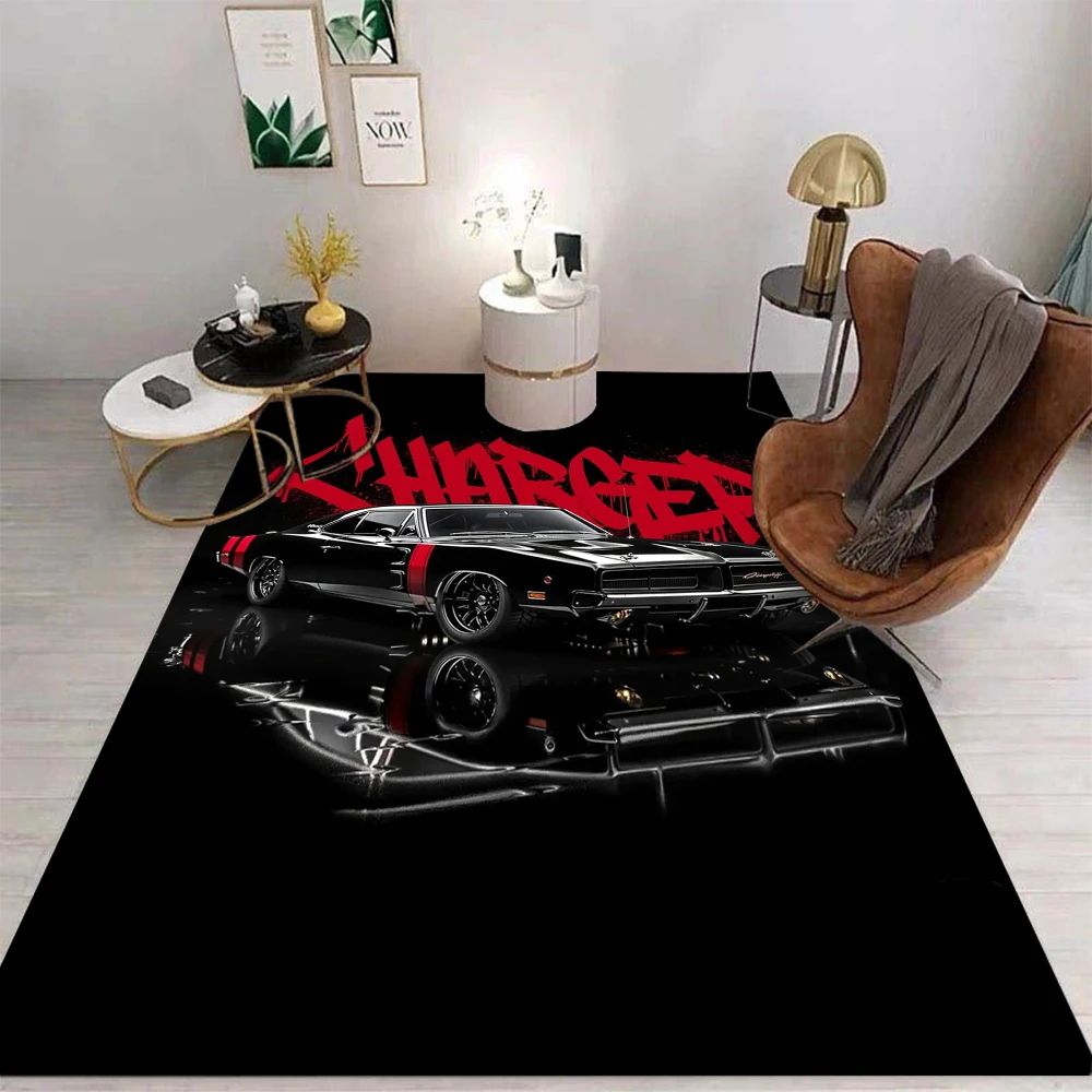 Miata Supra Car E36 Super Car Carpet for Living Room Decor Bedroom Soft Rugs Doormat Child Play Area Rug Nonslip Mat Kid Gift