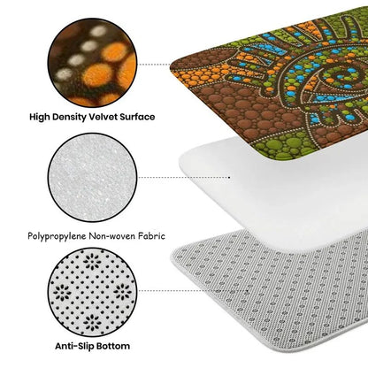 Garage Mat Motorcycle Carpet Racing Cool Moto Display Kawasaki Carpet for Kawasaki Motorcycle Area Rug Anti-slip Floor Decor Rug