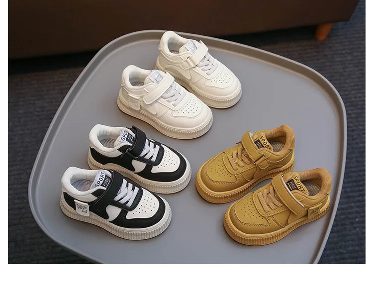 Children's 2023 New Design Sneakers Boys Fashion Sport Shoes Girls Casual Shoes Breathable Non-slip Student Shoes Kids Footwears