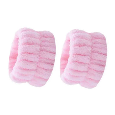 Wrist Washing Belt Soft Cotton Towel Face Wash Absorbent and Moisture-proof Hand Towel Wrist Wash with Coral Fleece Splash Proof