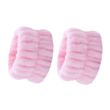 Wrist Washing Belt Soft Cotton Towel Face Wash Absorbent and Moisture-proof Hand Towel Wrist Wash with Coral Fleece Splash Proof