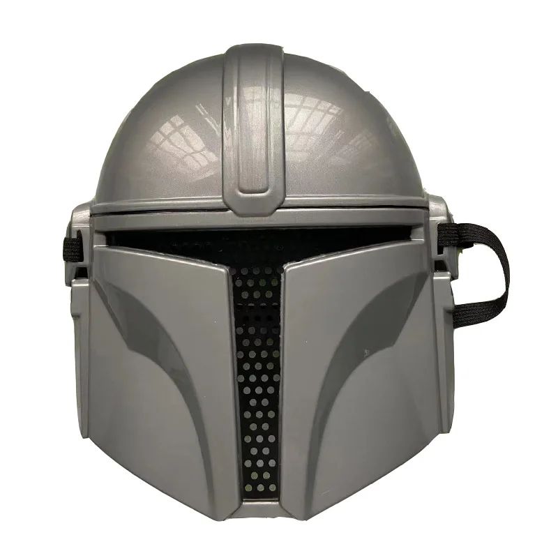 New Kids Classic Mandalorian Costume Set Star Wars Warrior Armor Jumpsuit with Helmet & Cape Boys Halloween Cosplay Dress Up