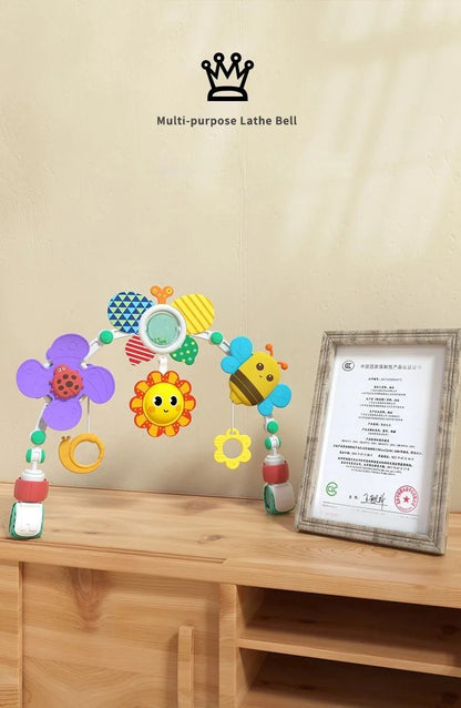 Baby Stroller Arch Toy Bouncer Toy Pram Activity Arch Toys Fine Motor Skills Toys Sensory Development Arch Baby Car Seat Toys