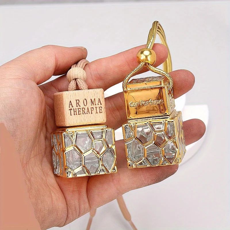 Frasco de Perfume para Carro de 10ml para Óleos Essenciais Aromatizador Ornamento Automotivo Carro-estilo Pingente de Perfume Acessórios para Carro