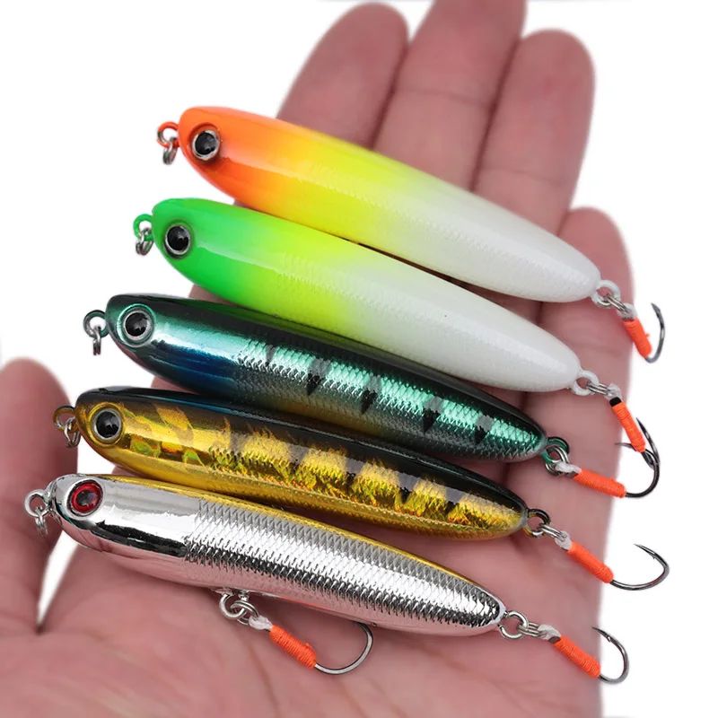 Isca de Pesca Flutuante OUTKIT Pencil StickBait 7g Wobblers Iscas Topwater Crankbait Artificiais para Arremesso Longo Hard Bait