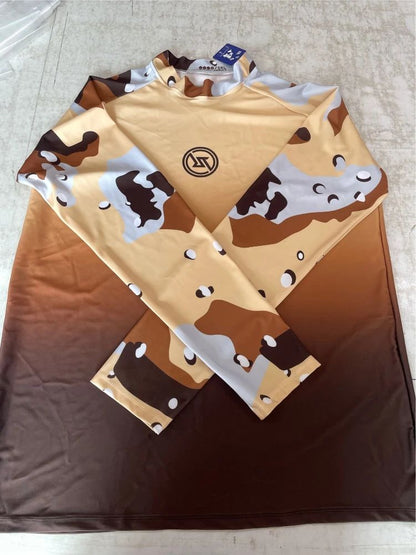 HotSale Men's Surfing Shirt Camouflage Lycra Rashguard RIGHTTRACK For Surf Sportswear Beach UV Swimwear UPF50  Clothes