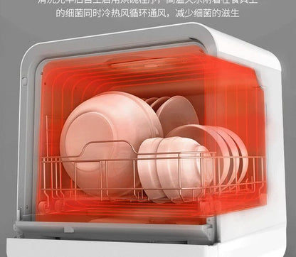 Dishwasher Household Small Desktop Installation-Free 6-Person Fully Automatic Water Inlet Table Dishwashing Machine new
