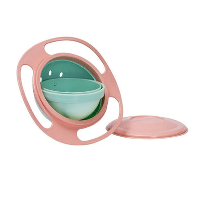 360 Degree Rotating Anti Overflow Feeding Tray Baby Training Rotating Balance Toy Children's Rotating Balance Bowl