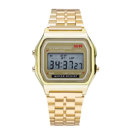 F91W Luxury Watch Waterproof Retro Digital Stainless Steel Sports Military Watches Men Women Electronic Wrist Watches Clock