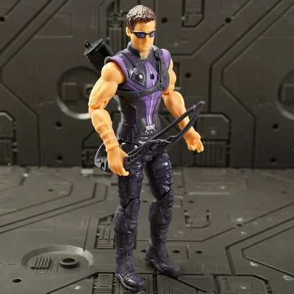 17 Cm Brinquedos Infantis Marvel Anime Figuras Homem-Aranha Hulk Action Figure Homem De Ferro Desenho Animado Brinquedo Infantil Presente De Natal Boneca Brilhante Hobbies