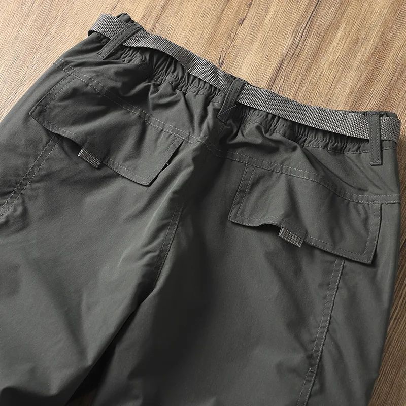 Calças Masculinas de Caminhada ao Ar Livre em Fleece Engrossado Corta-Vento Impermeável Soft Shell Reta Calças de Trabalho Resistentes ao Frio e Quentes