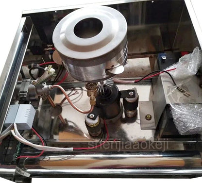 Máquina de Algodão Doce Comercial de Aço Inoxidável a Gás Máquina de Algodão Doce DIY Máquina de Açúcar Fiado Escovado Chique