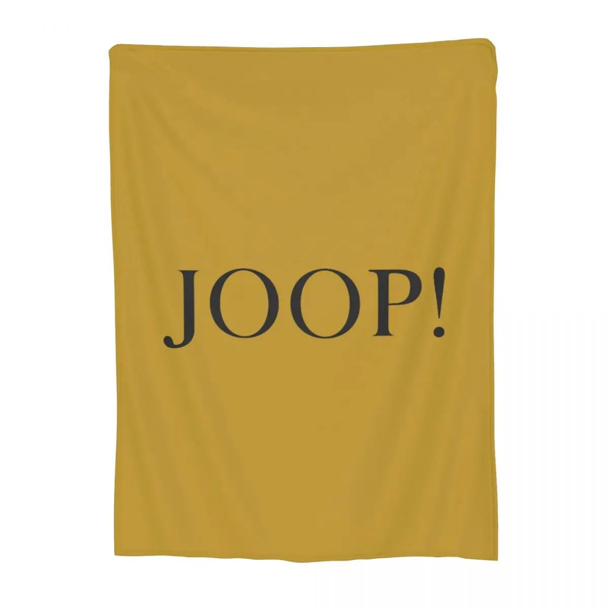 Fashion Joop Logo Soft Warm Flannel Throw Blanket for Bed Living Room Picnic Travel Home Couch  Cozy Bedding