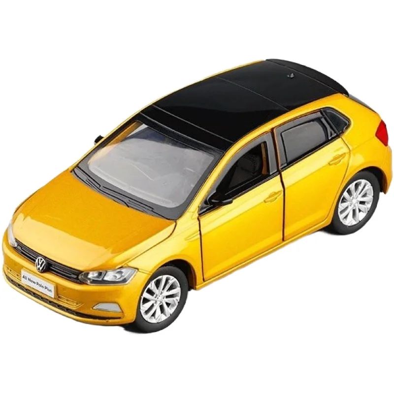 1:32 Volkswagens POLO Liga Carro Modelo Diecasts & Veículos de Brinquedo Metal Carro de Brinquedo Modelo Simulação Miniatura Escala Brinquedos Presente