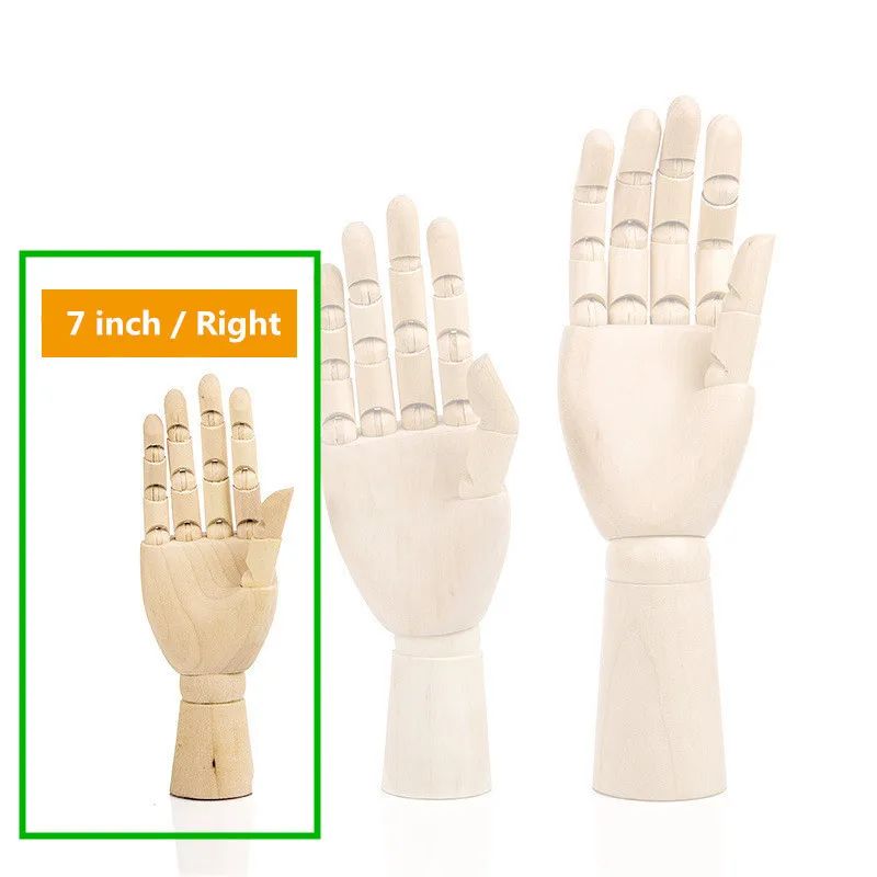 Wooden Hand Body Draw Action Toys Drawing Sketch Mannequin Model Movable Limbs Figures Home Decor Artist Models Jointed Doll