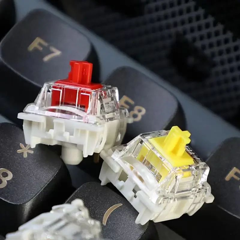 GATERON G Pro V3 3.0 Pro Switch 3 pin para Teclado Mecânico Pré-Lubrificado RGB Linear Tátil Branco Amarelo Vermelho Prata Marrom Eixo MX