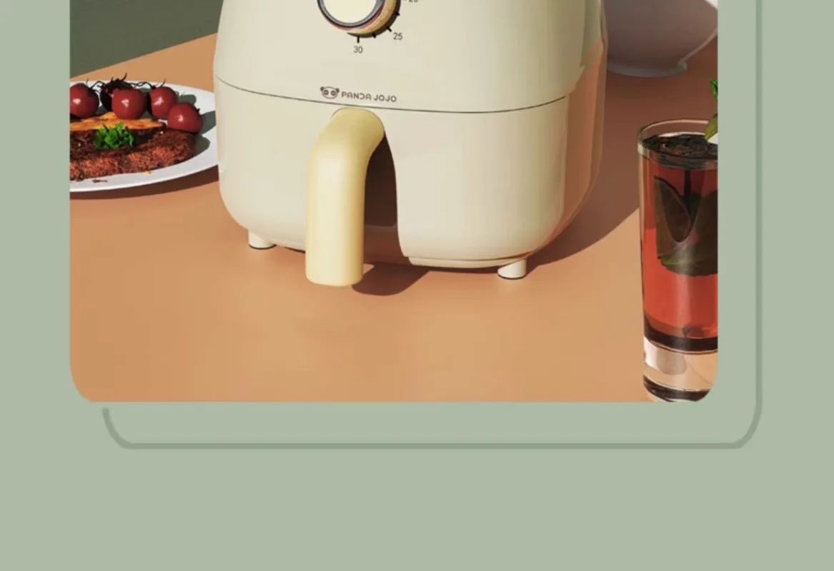 Pandajojo mini air fryer 2L home dormitory low-power oven fully automatic oil-free electric frying in one air fryers  air fryer