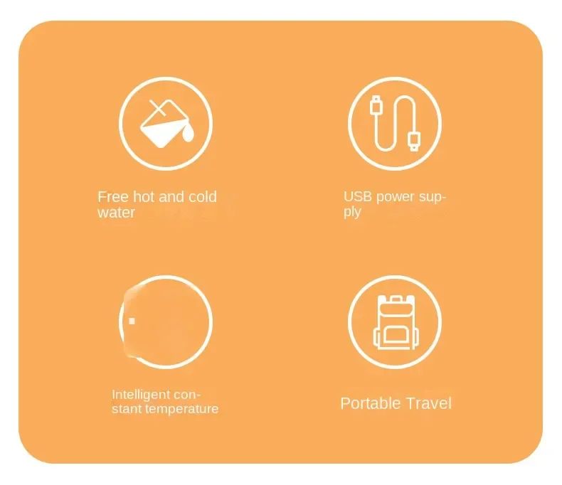 USB Milk Water Warmer Stroller Insulated Bag Baby Nursing Bottle Heater Safe Kids Supplies for Infant Outdoor Travel Accessories