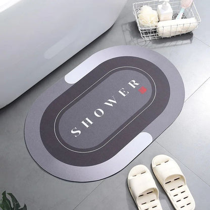 Bath Mat Super Absorbent Non Slip Bath Bathroom Rug Quick Drying Bath Shower Rug     Kitchen Entrance Door Mats Home Floor Mat