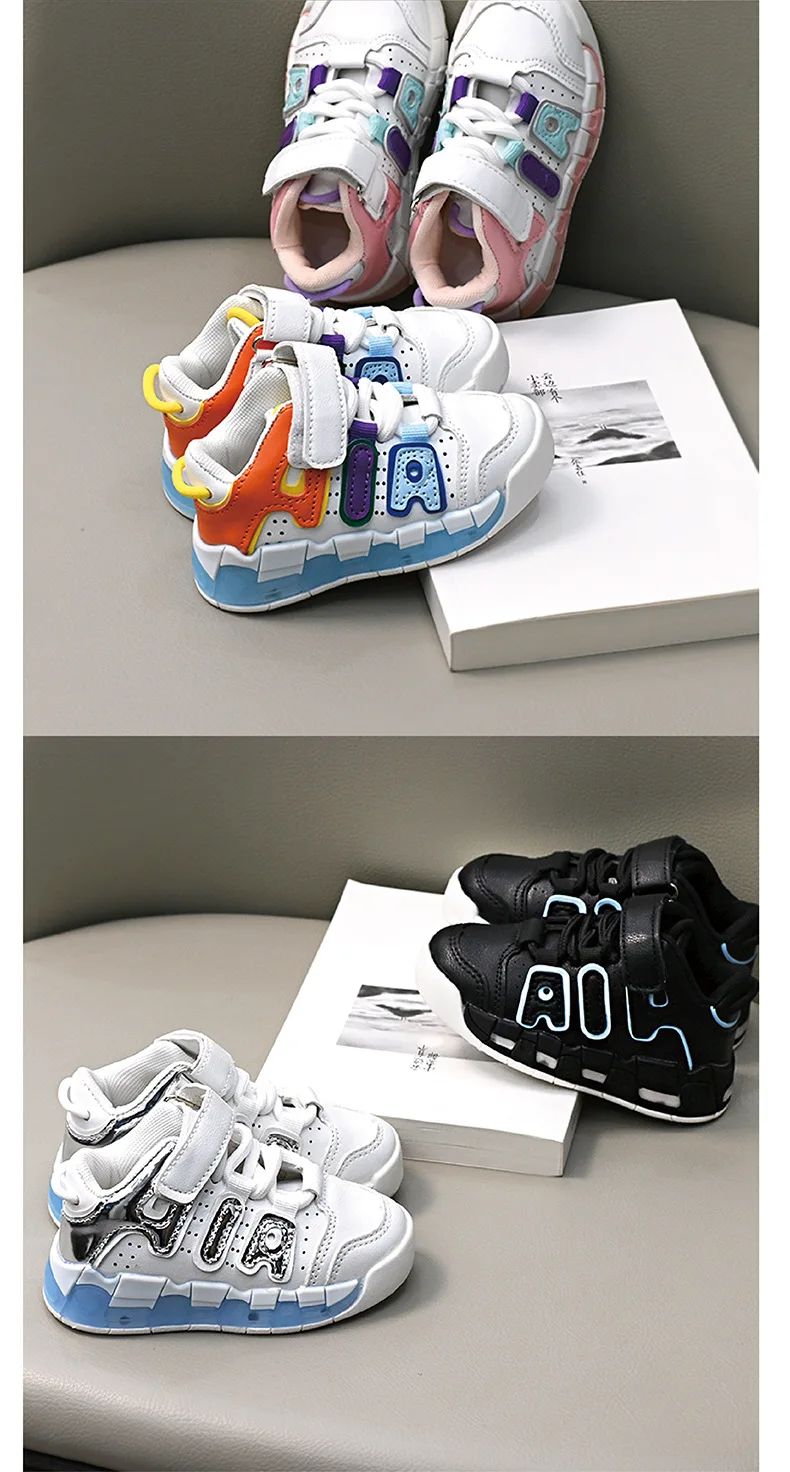 Four Seasons Children's Sneakers Girls Boys Non-slip Sport Shoes Toddler Non-slip Sneakers Casual Soft Shoes Kids Outdoor Sho