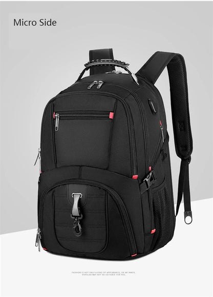 2025 Swiss-Multifunctional bags Durable 17 Inch Laptop Backpack, Travel Bag,College Bookbag,USB Charging Port,Water Resistant