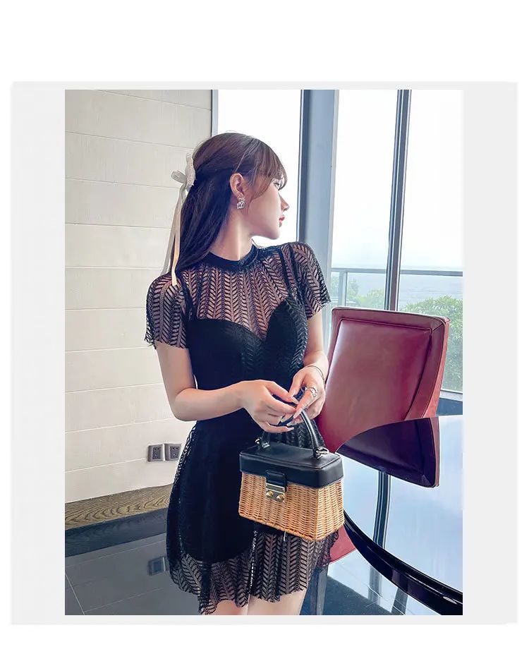 Women's One-Piece Swimsuit Thermal Spring Bathing Lace Cover-Up Slimming Ins White New Hot Sale Of The Season Fashionable Swimwe