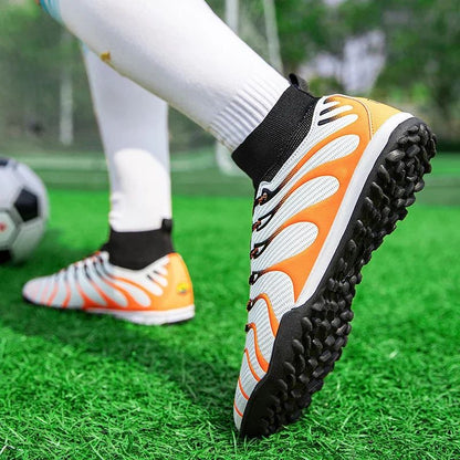 Men Match Non Slip Football Boots Cleats Indoor Outdoor Soccer Shoes Sport Training Long Spikes FG/TF Boys Futsal Comfortable