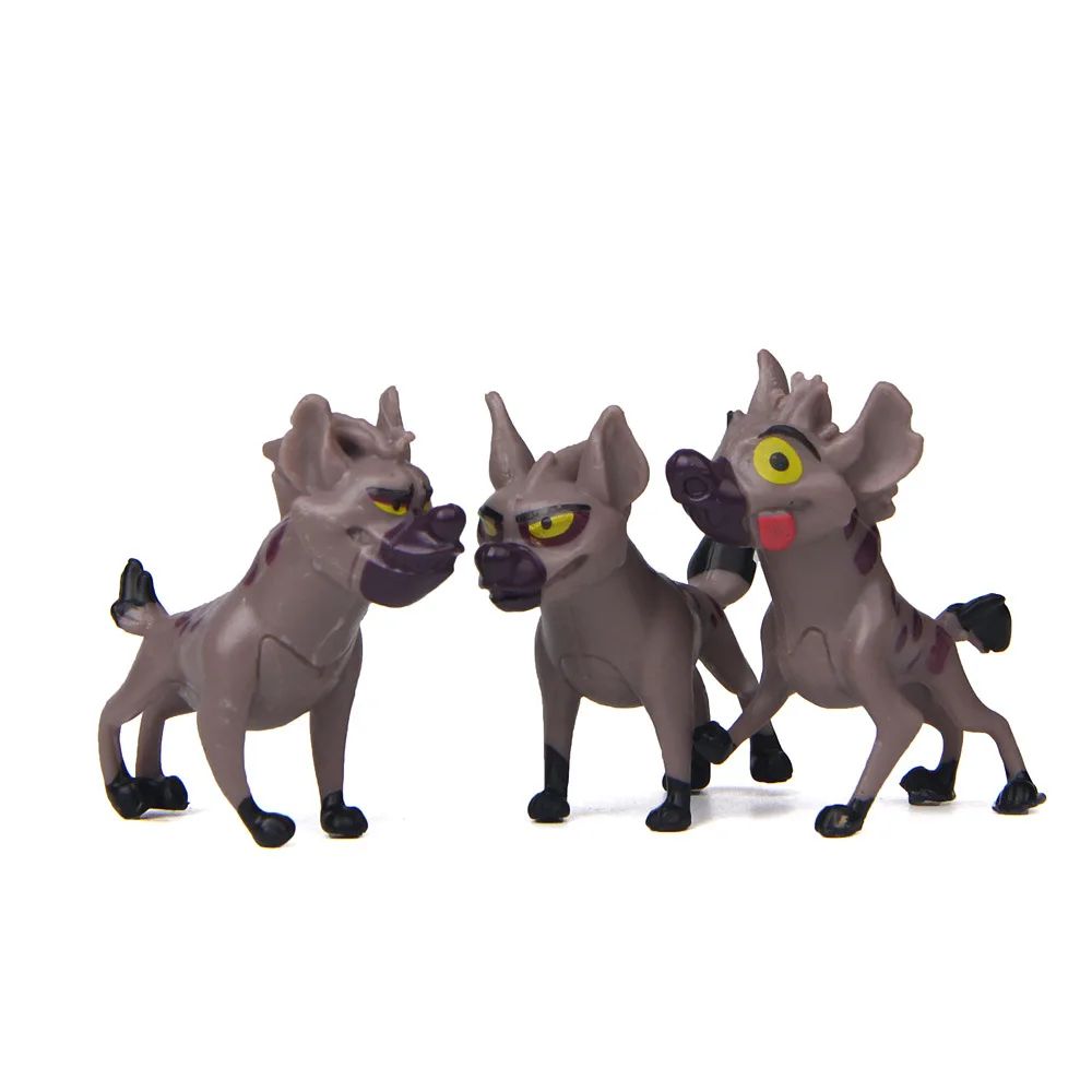 Disney 12Pcs/Set Anime Cartoon The Lion Guard King Kion Simba PVC High Quality Action Figures Bunga Beshte Fuli Ono Figurines