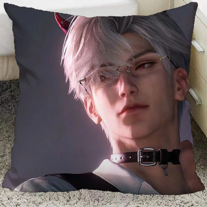 Game Love and Deepspace Sylus Pillow and Pillowcase Double Sided Pattern Throw Pillows 40x40cm