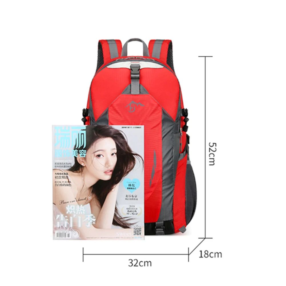 Mochila Esportiva Masculina Feminina Mochila de Viagem ao Ar Livre Impermeável Mochila de Motocicleta Mochila Leve para Trekking Pesca Bolsa de Viagem