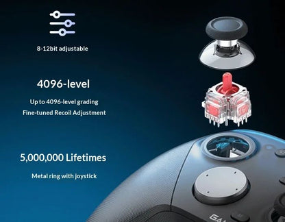 Game Sir G7 Pro 8K Aimlabs Game Controller Tmr Joystick 8000Hz Wired Gamepad for PC Steam Switch Android Apple One Click Wake NS