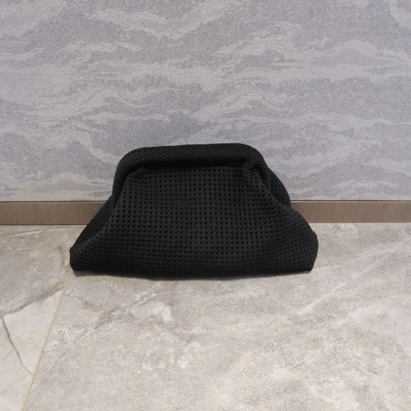 Storage Bag Polyester Summer Beach Clutch Bag Soft Elastic Small Crochet Handbag Breathable Large Capacity Purse Party ?????