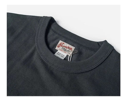 Bronson Heavyweight Seamless Tubular T-Shirt Summer Men's Plain Basic Tee Shirts