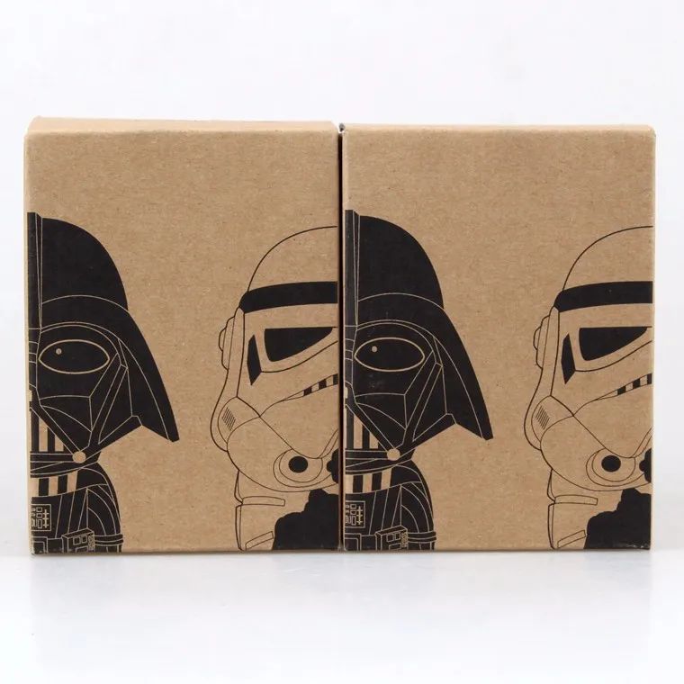 10cm Estilo Fofo Star Wars Darth Vader e STORMTROOPER Kawaii Brinquedo Action Figure Modelo Soldado Preto Branco Para Crianças