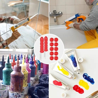 10-100pcs Bico de Calafetagem Tampa Vermelha Economizador de Calafetagem Tampas de Tubo para Selagem Preservação Ferramentas de Construção