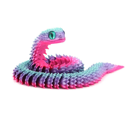 3D Print Cool Snake Dragon Egg Multi-joint Novel Easter Hot Sale Gifts Decompression Children's Toys Desktop Decorations Printed