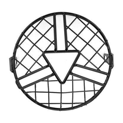 Tampa do farol de 6,5" em tela de malha de proteção para moto, grade de malha para lâmpada frontal, protetor para Café Racer, Cruiser, Tampa de Farol