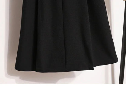 Women's Solid Simplicity Casual Chic Skirt Plus Size Suit Skirts Autumn Winter Fashion New A-line Temperament Large Size Skirt