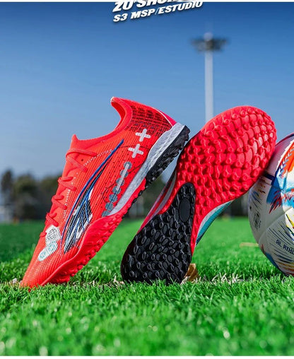 New Men Football Shoes Society Cleats Professional Soccer Shoes Indoor Fast Football Field Boots Sneaker Boy Original Training