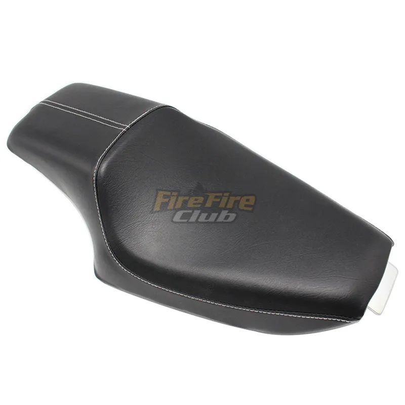 Banco de Couro PU para Motocicleta, Assento Dianteiro e Traseiro para Piloto e Passageiro Harley Sportster XL iron 883 1200 48 Forty-eight 2004-2016