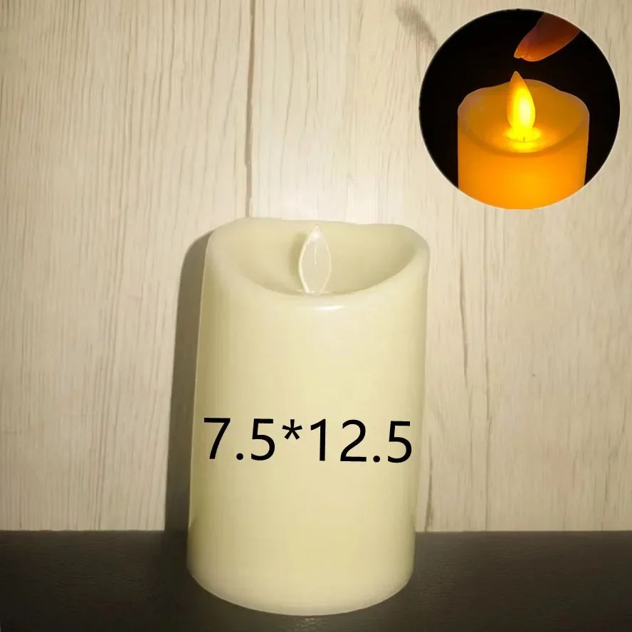 1~10PCS Swing LED Candles Flameless Flickering Light Flameless Candle for Christmas Wedding Decor Birthday Party Supplie  ?
