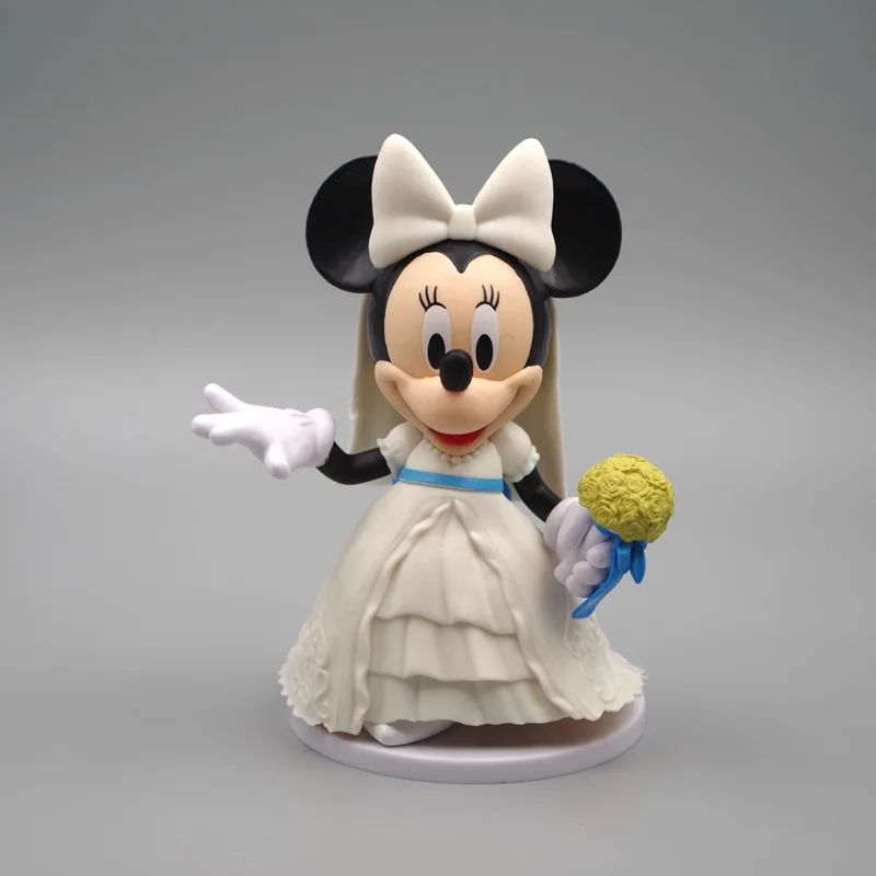 Disney Desenho Animado Minnie Mickey Mouse Ação Casamento Presentes bonecas Crianças Figuras de Ação Brinquedo Crianças Brinquedo de Presente