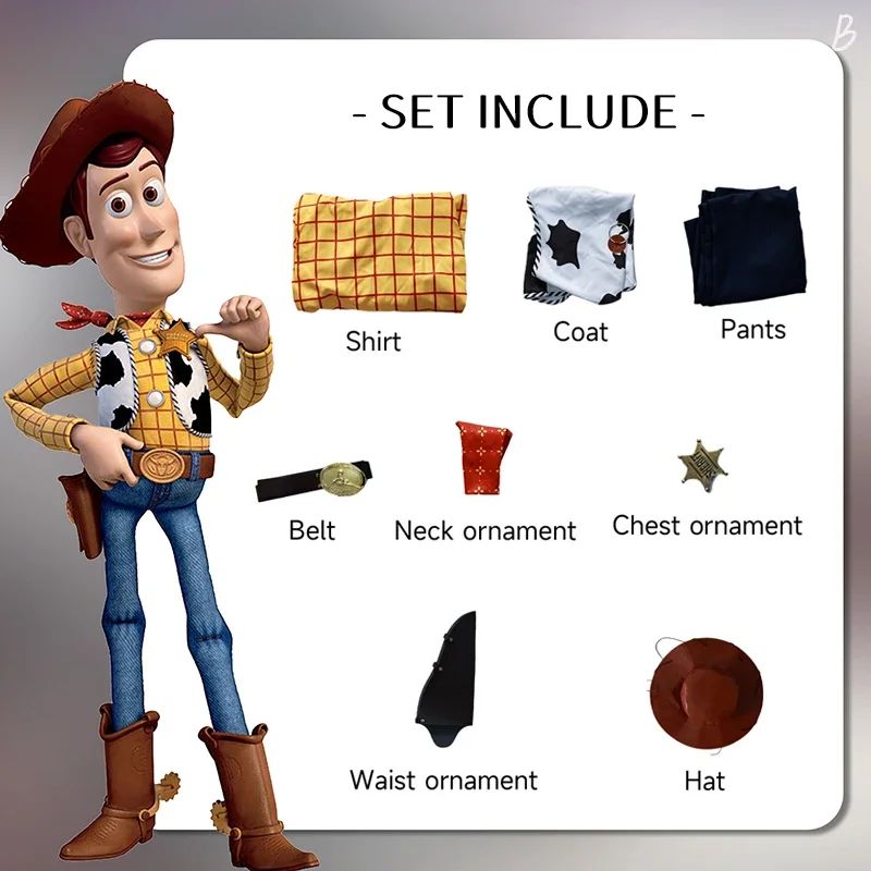 Woody Cosplay Costume Jessie Adult Carnival Uniform  Anime Men Halloween Costumes Game Party Masquerade