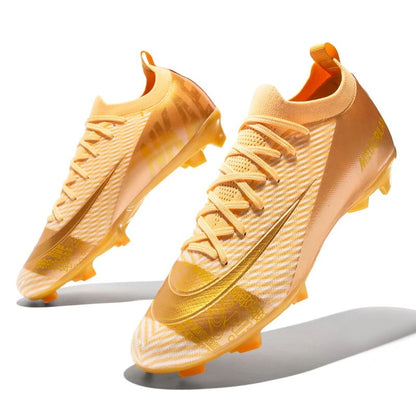 New Men's Football Boots Training Cleats Sneakers Soccer Shoes Wholesale FG Top Quality Non-Slip Drop Shipping Unisex Adult