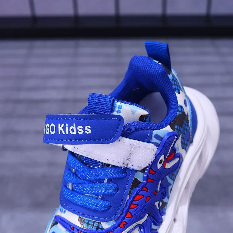 2025 New  Boys Led Lighted Shoes Fashion Children's Casual Sneakers Kids Luminous Shoes Sport Shoes Lighted Shoes