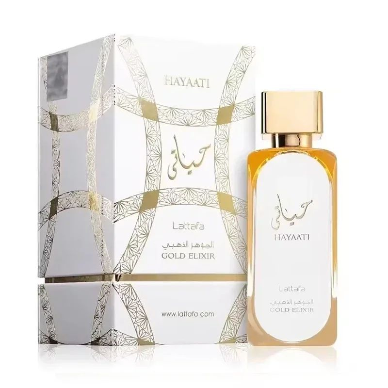 Amber and Citrus Fragrance Lattafa Hayaati Men's and Women's Perfume 100ml, Woody Scent, Long-lasting Guaranteed Gift