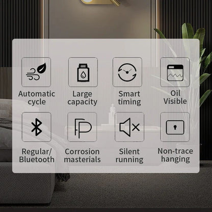 NAMSTE Smart Aroma Diffuser Hotels professional Fragrance Diffuser 1000m³  Large Room Aroma Machine With Fan Bluetooth Control