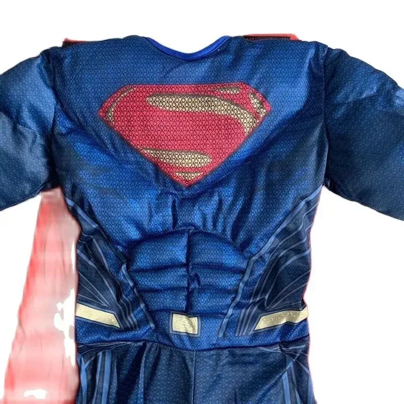 Kids Super Halloween Cosplay Costumes Boys Anime Superhero Party Role Play Dress Up Muscle Suit Children Hero Jumpsuit Outfit