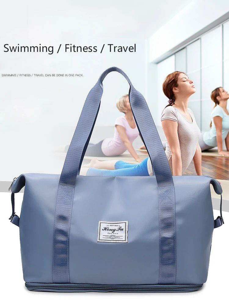 Carry On Travel Duffle Bag Nylon Waterproof Sports Gym Tote Bags for Women Large Capacity Storage Luggage Handbag 2026