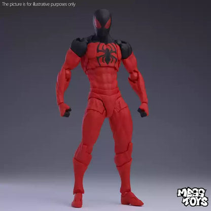 2025 de Alta Qualidade Terno Preto Vizinho Symbiote Homem-Aranha Preto Venom Battle Suit Articulado Boneco Messtoy Modelo Presente